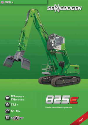 Щишки за ексаватори Sennebogen 825R E 