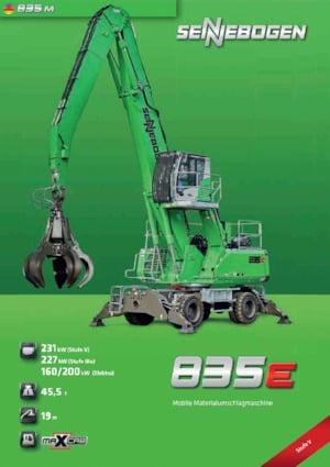 Щишки за ексаватори Sennebogen 835M E 