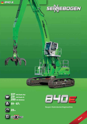 Щишки за ексаватори Sennebogen 840R E 