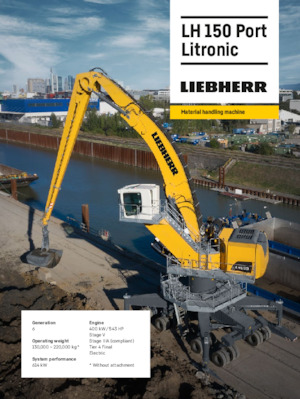 Щишки за ексаватори Liebherr LH 150 M Gantry Port Litronic
