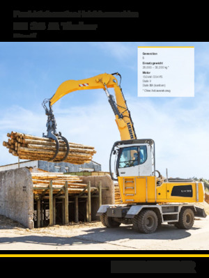 Щишки за ексаватори Liebherr LH 35 M Timber Litronic