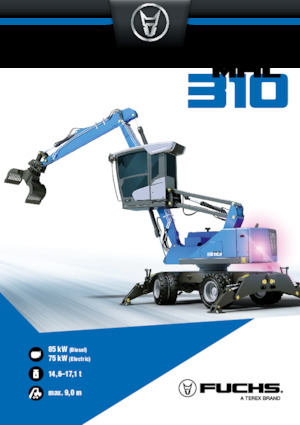 Щишки за ексаватори Terex-Fuchs MHL310 F