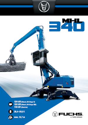 Щишки за ексаватори Terex-Fuchs MHL340 F