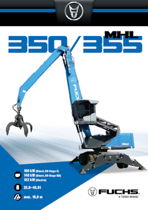 Щишки за ексаватори Terex-Fuchs MHL350 F