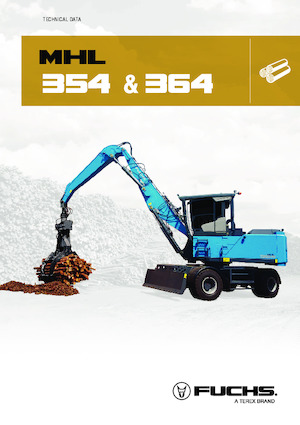Щишки за ексаватори Terex-Fuchs MHL364 F