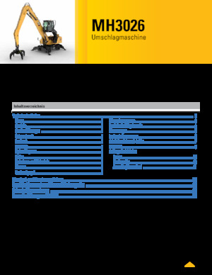 Щишки за ексаватори Caterpillar MH3026