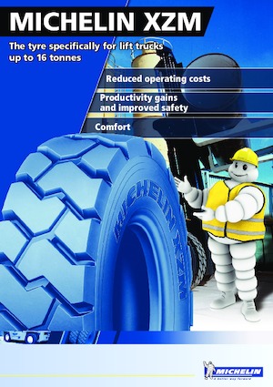 Гуми за манипулатори на материали Michelin XZM Indus 150/75 R 8 (=16x6-8)