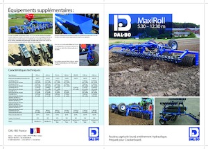 Ливадни и полеви валяци DAL-BO MaxiRoll 630