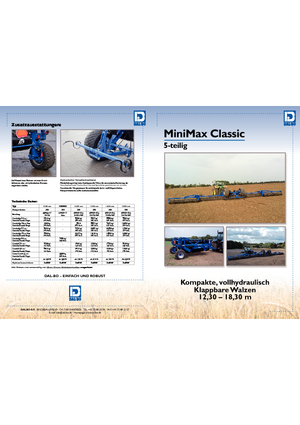 Ливадни и полеви валяци DAL-BO MiniMax Classic 14.3