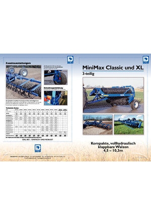 Ливадни и полеви валяци DAL-BO MiniMax Classic 12.3 XL