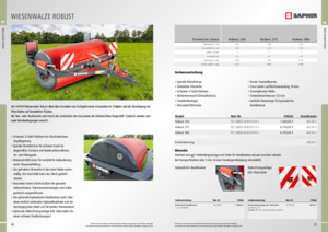 Ливадни и полеви валяци Saphir Robust 250 