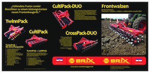 Ливадни и полеви валяци Brix Twinn 600 FH