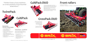 Ливадни и полеви валяци Brix Twinn 600 FH