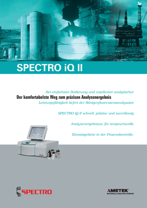 Метални анализатори Spectro SPECTRO IQ