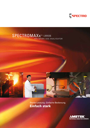 Метални анализатори Spectro SPECTROMAXx