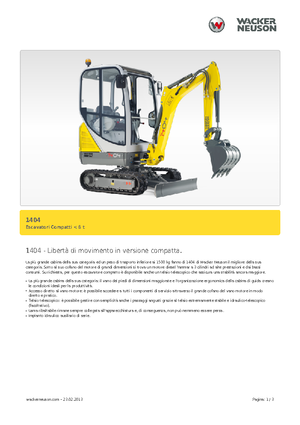 Мини екскаватори Neuson 1404