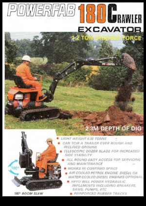 Мини екскаватори Powerfab 180 C*
