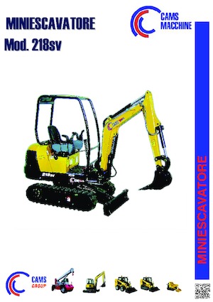 Мини екскаватори Cams 218