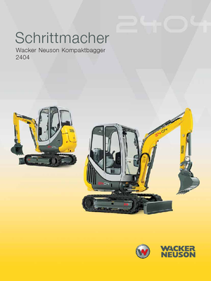 Мини екскаватори Wacker Neuson 2404
