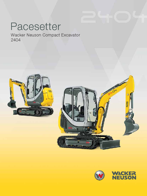 Мини екскаватори Wacker Neuson 2404
