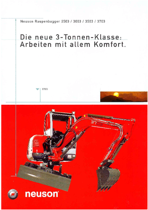 Мини екскаватори Neuson 2503