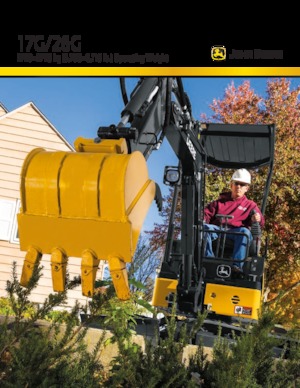 Мини екскаватори John Deere Construction 17G