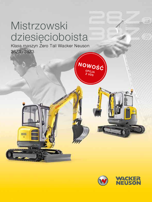 Мини екскаватори Wacker Neuson 38 Z 3