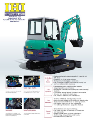 Мини екскаватори IHI 28N-3