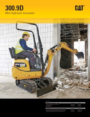 Мини екскаватори Caterpillar 300.9D
