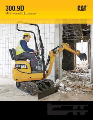 Мини екскаватори Caterpillar 300.9D