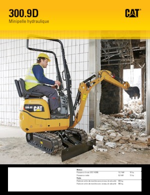 Мини екскаватори Caterpillar 300.9D