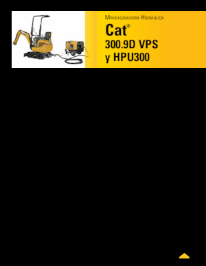 Мини екскаватори Caterpillar 300.9D VPS 