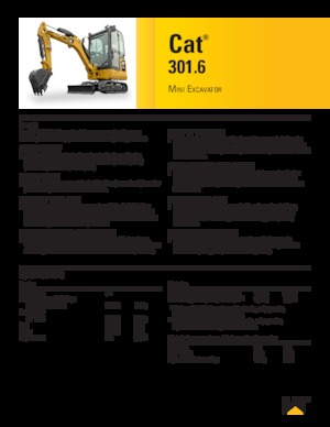 Мини екскаватори Caterpillar 301.6