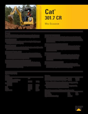 Мини екскаватори Caterpillar 301.7 CR