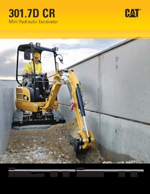 Мини екскаватори Caterpillar 301.7D CR