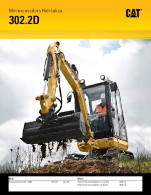 Мини екскаватори Caterpillar 302.2D