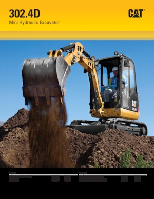 Мини екскаватори Caterpillar 302.4D