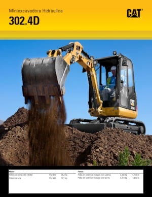 Мини екскаватори Caterpillar 302.4D