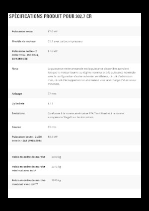 Мини екскаватори Caterpillar 302.7 CR