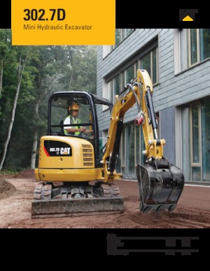Мини екскаватори Caterpillar 302.7D