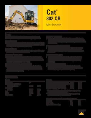 Мини екскаватори Caterpillar 302 CR