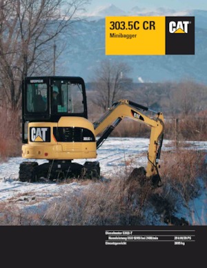 Мини екскаватори Caterpillar 303.5C CR