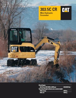 Мини екскаватори Caterpillar 303.5C CR