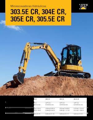 Мини екскаватори Caterpillar 303.5E CR