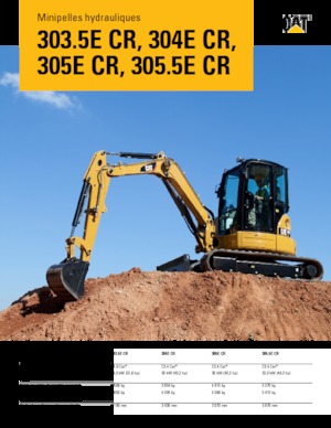 Мини екскаватори Caterpillar 303.5E CR