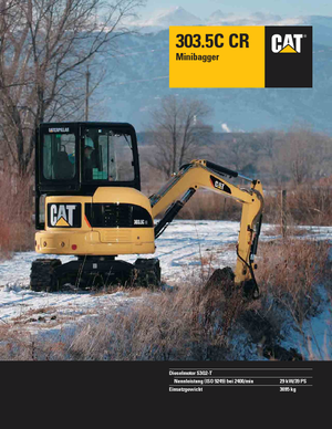 Мини екскаватори Caterpillar 303C CR