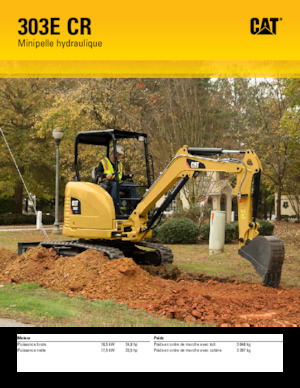 Мини екскаватори Caterpillar 303E CR