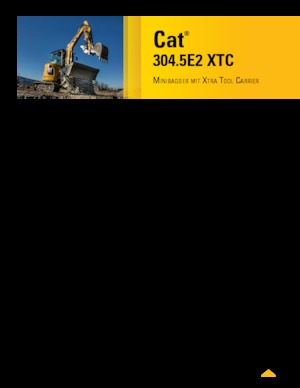 Мини екскаватори Caterpillar 304.5E2 XTC