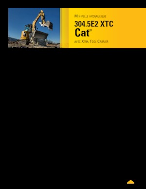 Мини екскаватори Caterpillar 304.5E2 XTC