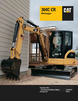 Мини екскаватори Caterpillar 304C CR